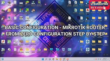 Basic Configuration - Mikrotik Router from Zero Configuration Step By Step