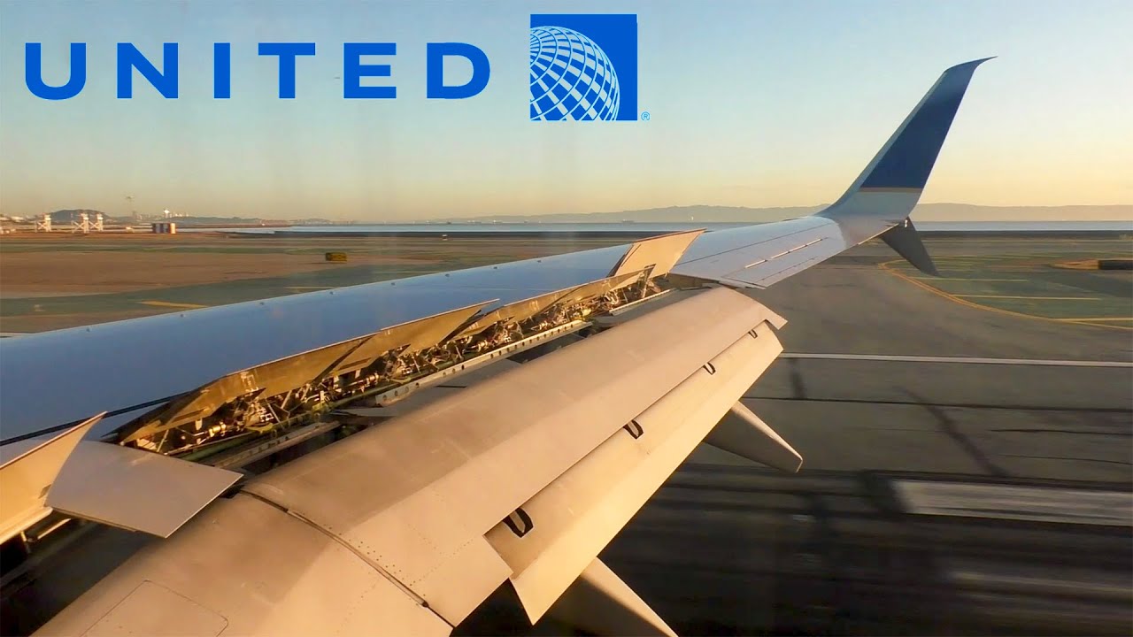United Airlines Boeing 737-800 BEAUTIFUL SUNRISE Landing in San Francisco (SFO)