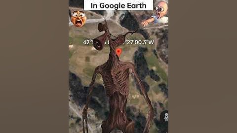 I Found Siren Head In Google Earth And Google Maps #shorts #trending #earth