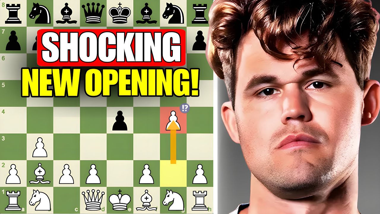 Magnus Carlsen IS A LUNATIC! Invents Shocking NEW OPENING Leaving Chess ...