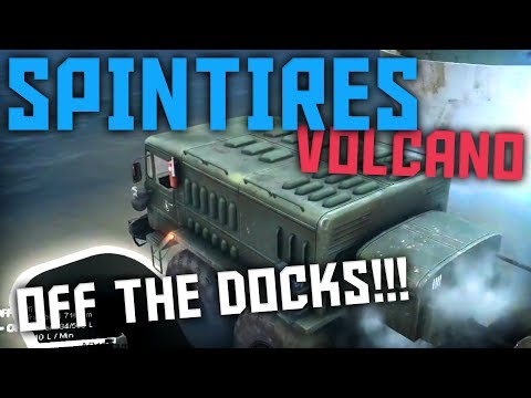 SpinTires The Volcano "OFF THE DOCKS!!!" ft. Tc9700 & AR12 #4