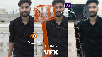 How to create Thor Hammer VFX Using Blender & After Effects