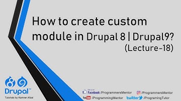How to create custom module in Drupal 8 | Drupal9? Urdu/Hindi | Lecture-18