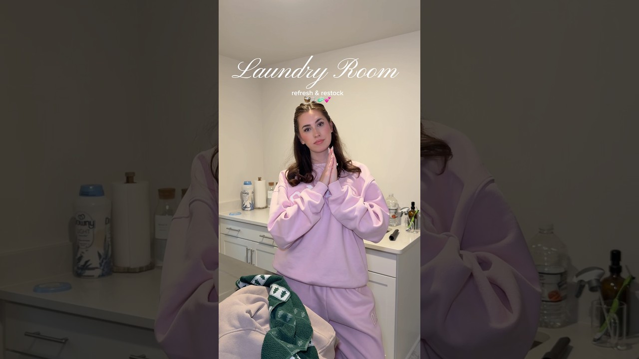 an overdue laundry room reset 🧺🫧🧼#laundryroom #resetwithme #cleanwithme #cleaningmotivation