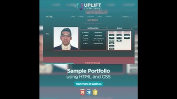 Sample HTML and CSS Portfolio from Mark of Batch 15 | Uplift Code Camp