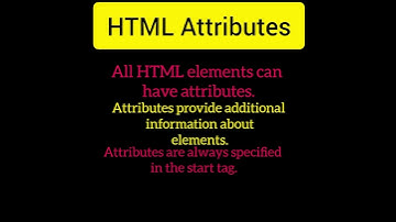 HTML attributes #coding #webdesign #viral #html #code