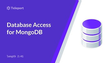 Preview: Secure Access for MongoDB using Teleport Database Access