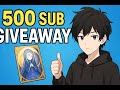 🎉 Genshin Impact 500 Sub Giveaway + Early Welkin Moon Event! 🌙✨