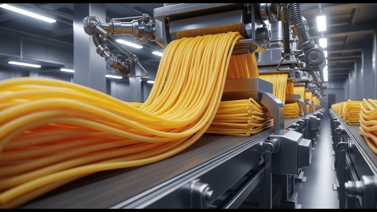 How Spaghetti Is Made: Inside the World's Largest Pasta Factory