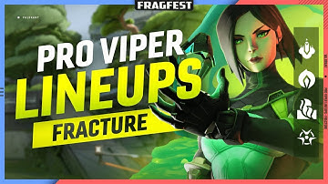 The BEST PRO Viper Snake Bite LINEUPS for Fracture - Valorant Guide