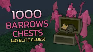 Loot From 1,000 Barrows Chests (2023)