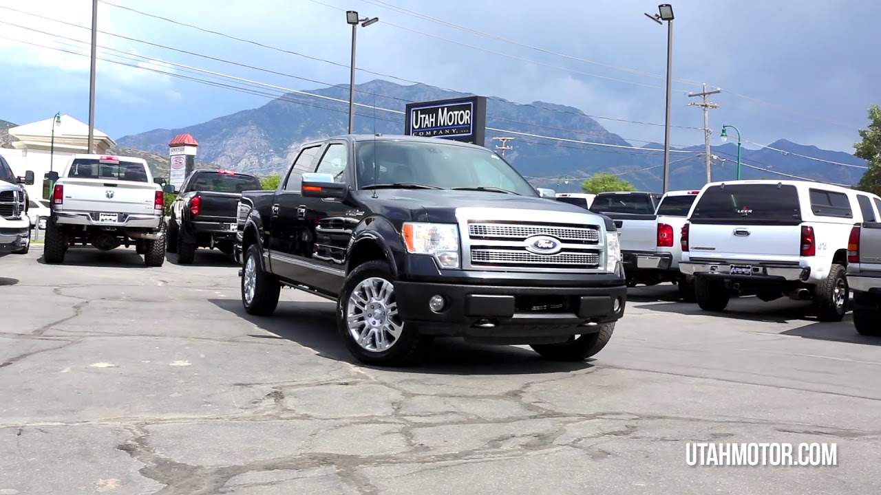 Black Ford F 150 Platinum