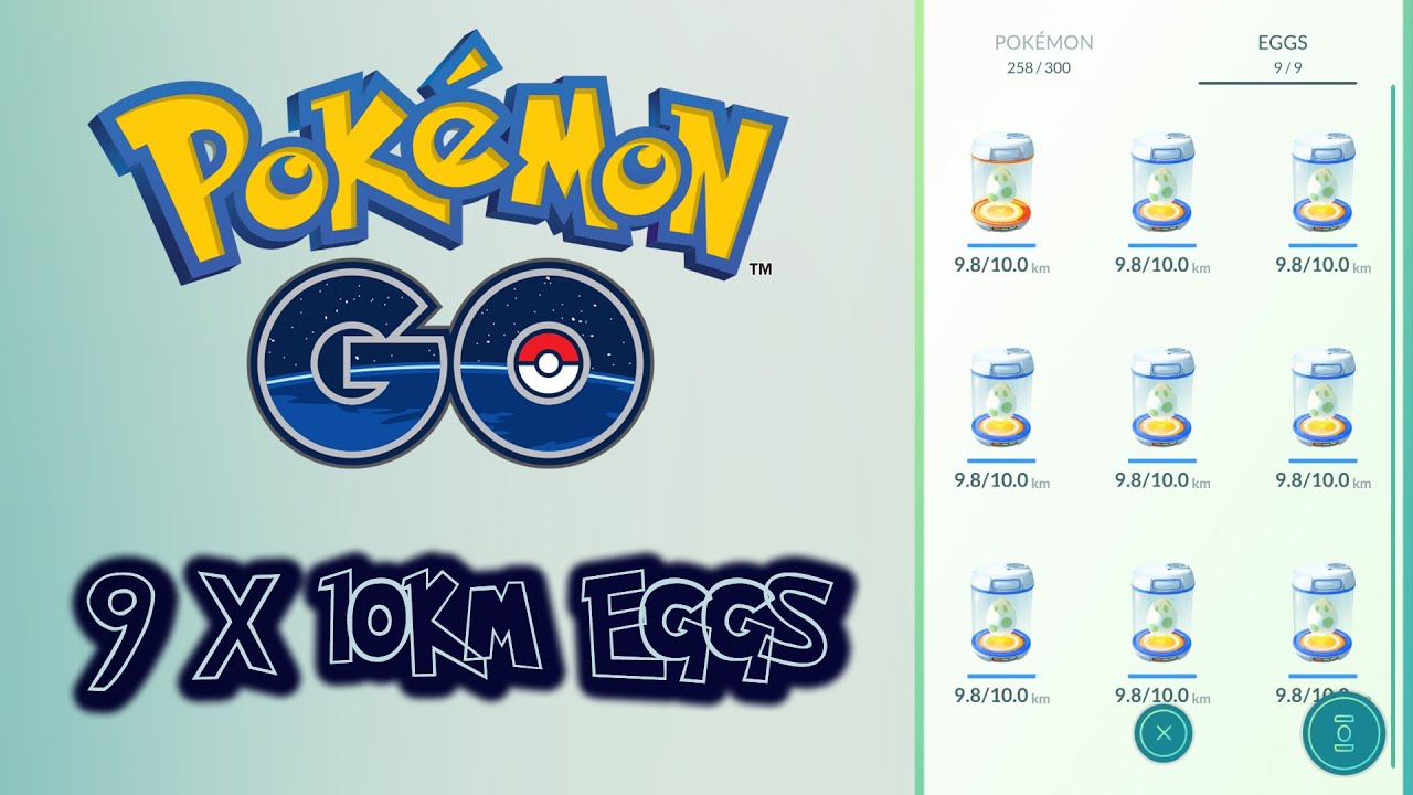 Pokemon GO - Hatching Nine 10km Eggs In a Row