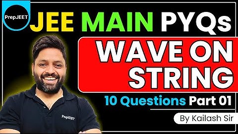 Wave on String Part 01 PYQs JEE Main Physics #pyqs #jeemain2025 #physics