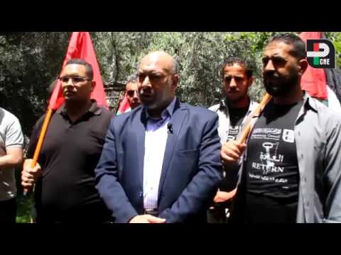 كلمة النائب اشرف جمعة في مسيرة ذكري النكبة 69 والزحف الشعبي على المناطق الحدودية