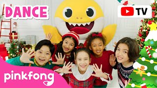 [4K] Baby Shark Dance (Christmas Ver.) 🎄| Christmas Dance for Kids | Pinkfong Kids Choreography