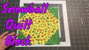 Sewing A Snowball Quilt Block