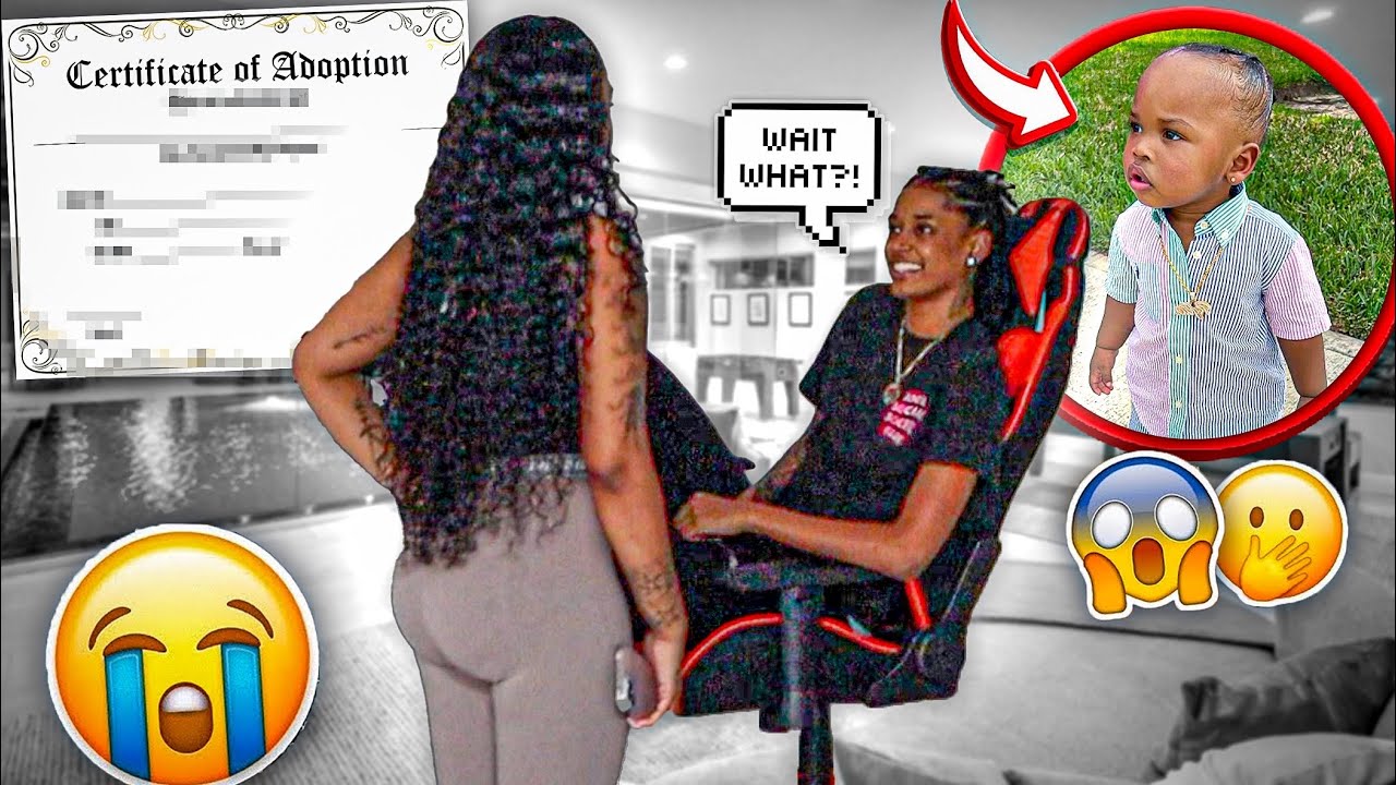 ASKING RAY TO ADOPT RYLAN (my son) TO GET HER REACTION 😱👶🏽 (( Shocking reaction 🙊🥰))