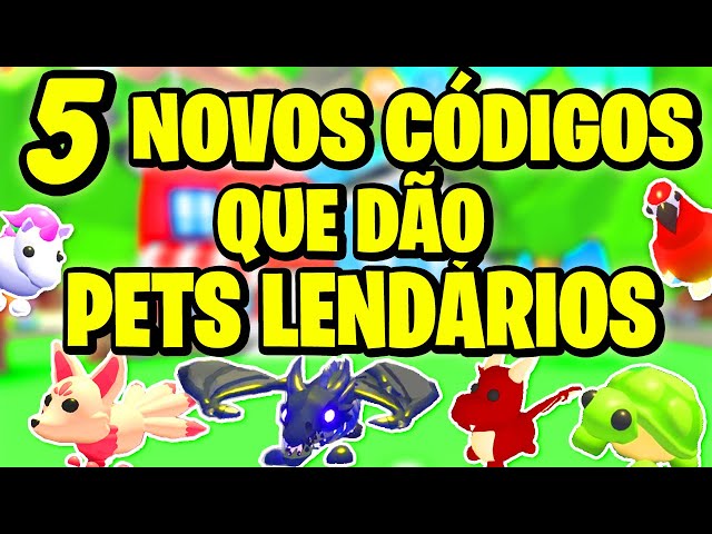 SÃO CÓDIGOS PROMOCIONAIS! #adoptme #adoptmeroblox #starpetsgg