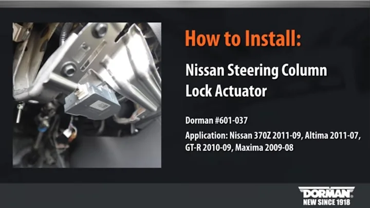 Steering column lock actuator repair by Dorman Pro...