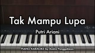 Tak Mampu Lupa - Putri Ariani | Piano Karaoke by Andre Panggabean