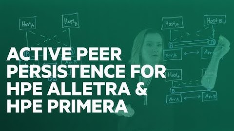 Active-Active Peer Persistence with HPE Alletra & HPE Primera