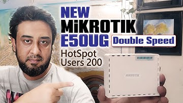 Mikrotik E50UG hEX | Double Speed | Full Review | RB750gr3 | HotSpot -200 Active Users