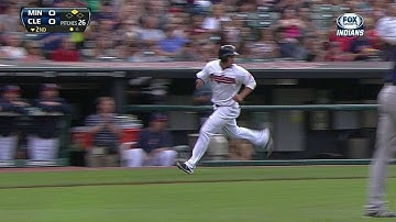MIN@CLE: Reynolds rips an RBI single to left-center