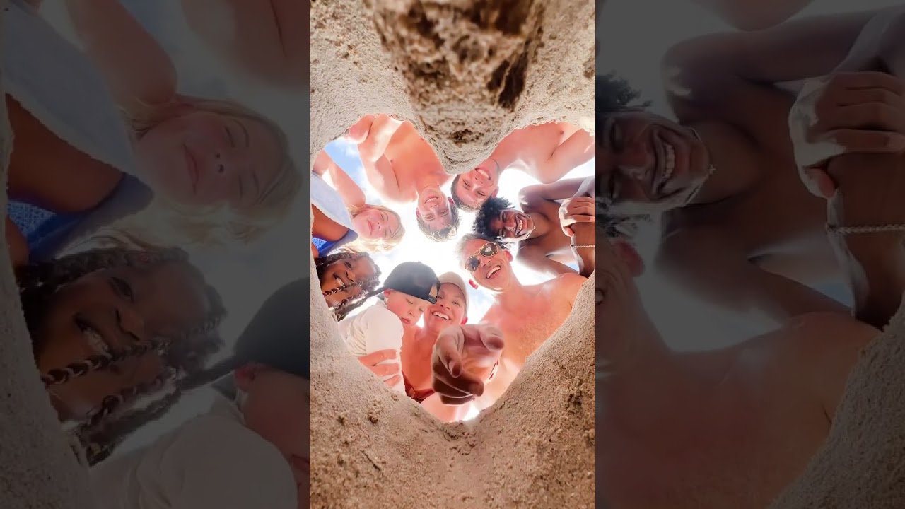 We tried out the Sand Heart ❤️ Photo Frame at Magens Bay in beautiful St