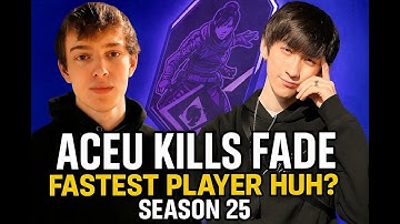 aceu DESTROYS Faide in Apex Legends Season 25 – Fastest Player?