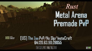 Rust: Metal Arena - Premade PvP Matches
