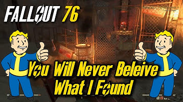 I got into the cage downstairs in the rusty pick [FALLOUT 76]