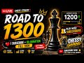 Road to 1300 Chess live