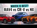 2024 RAV4 Hybrid vs Honda CR-V Hybrid vs Lexus NX 350h 🚗