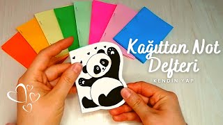 Ori̇gami̇ Not Defteri̇ Yapimi Kağittan Not Defteri̇ Yapimi
