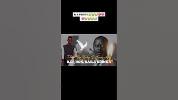 Agwambo. R. I. P RT . HON RAILA ODINGA