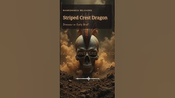 Banji 🦖✨ Meet the “Striped Crest Dragon” dinosaur changing what we know about birds! #Shorts