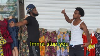 Disrespectful Homeless Man Prank