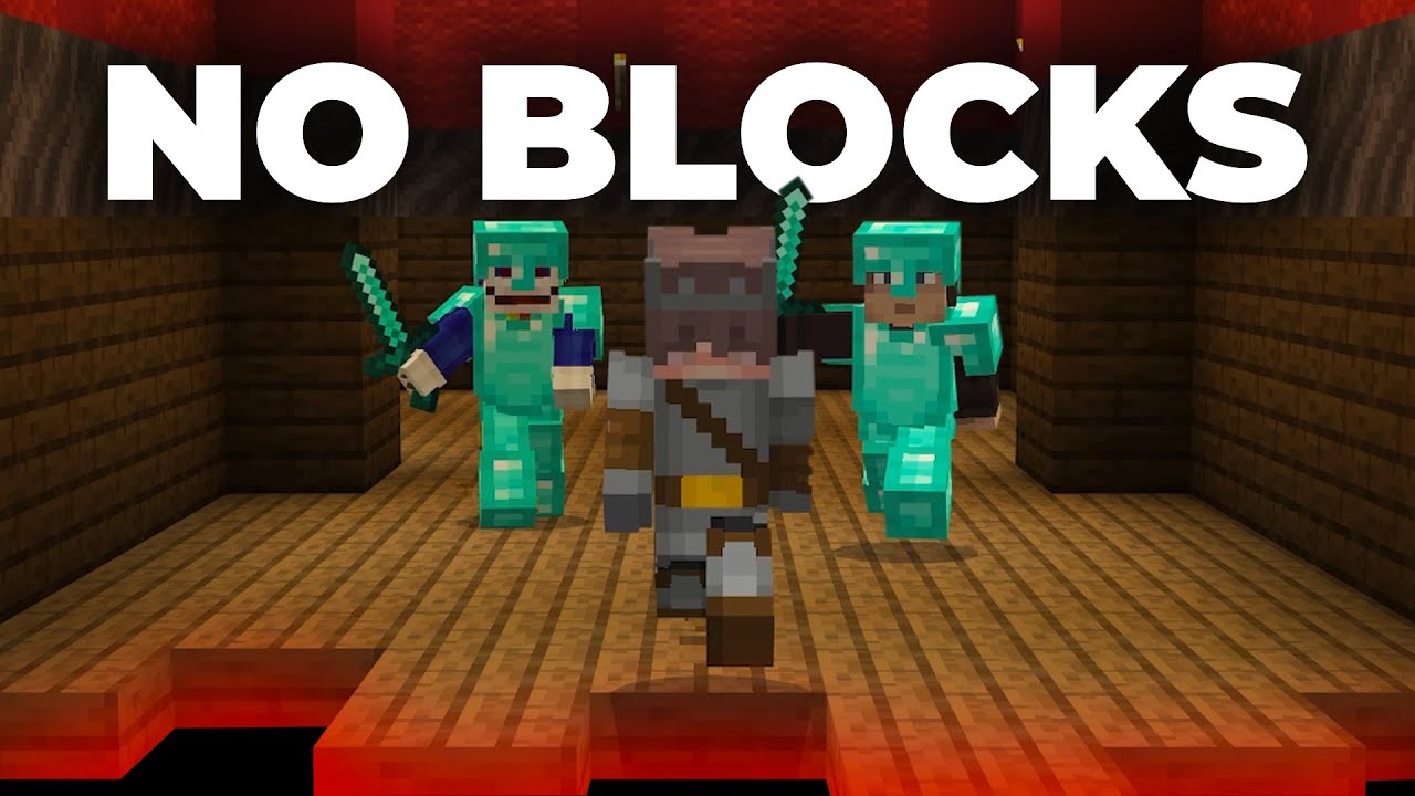 Minecraft Bedwars But I Can't Place Blocks - YouTube