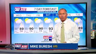 First Alert 7-Day Forecast
Sign up to our daily newsletter: https://membercenter.actionnewsjax.com/sign-in
SUBSCRIBE: https://www.youtube.com/channel/UC5mg JG9m5lypJUZbcWTOw?sub_confirmation=1
ABOUT ACTION NEWS JAX:
Action News Jax is your home for breaking news, live video, traffic, weather and your guide to everything local for Florida and South Georgia.
CONNECT WITH ACTION NEWS JAX:
Visit the Action News Jax WEBSITE: https://www.actionnewsjax.com
Like Action News Jax on FACEBOOK: https://www.facebook.com/ActionNewsJacksonville
Follow Action News Jax on TWITTER: https://twitter.com/ActionNewsJax
Follow Action News Jax on INSTAGRAM: https://www.instagram.com/actionnewsjax First Alert 7-Day Forecast