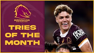 Brisbane Broncos Top Tries of August | Month in Review | NRL 2023