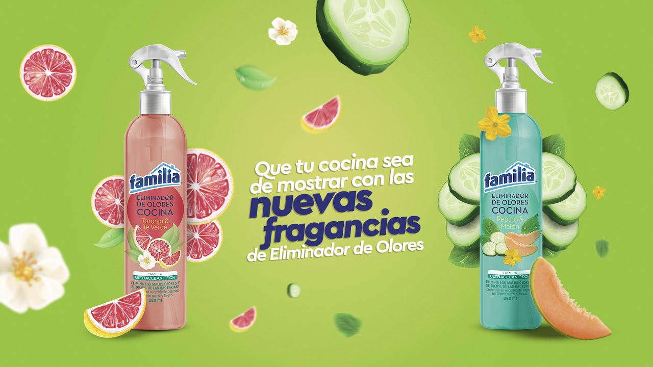 Eliminador De Olores Familia x 280 ml Cocina Verben 