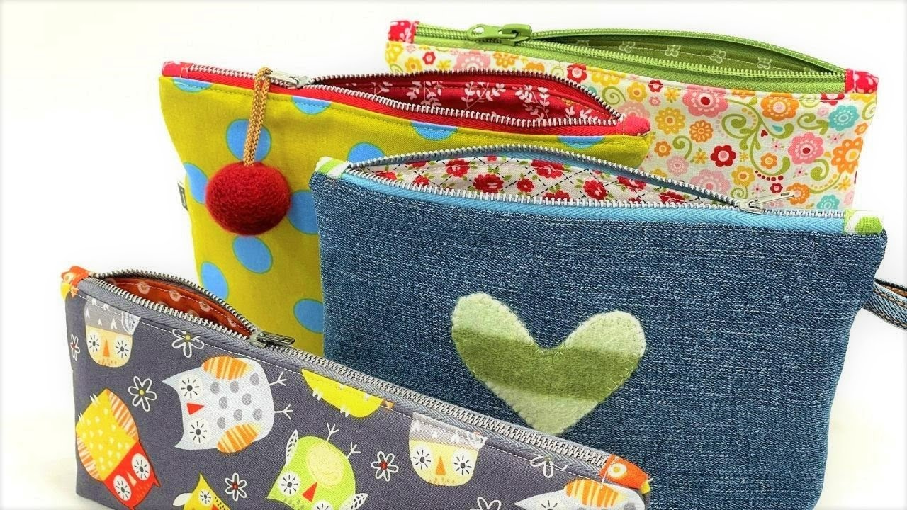 Zipper Pencil Pouch Sewing Tutorial - Positively Splendid {Crafts