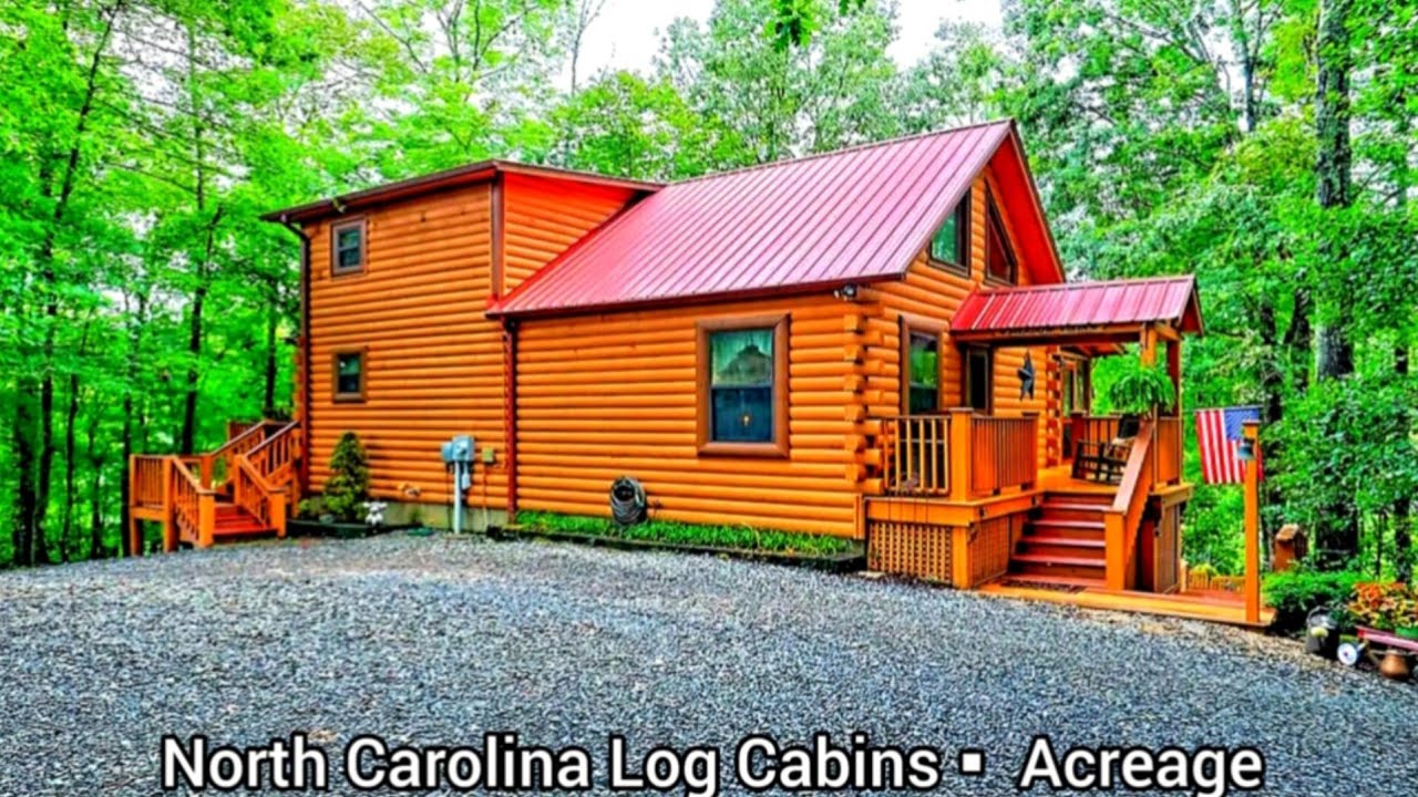North Carolina Log Cabins For Sale | 1.1 Acres | North Carolina Real Estate|Acreage Cabins Mounatins