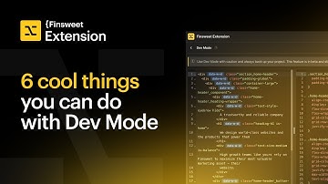 6 leuke dingen die je kunt doen met de Dev-modus in Webflow