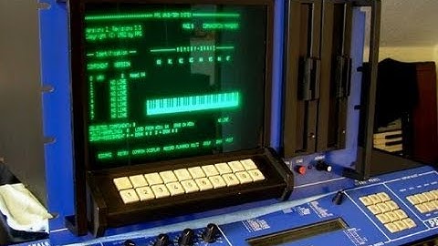 PPG Waveterm A + Wave 2.2 Wavetable Synthesizer System demo