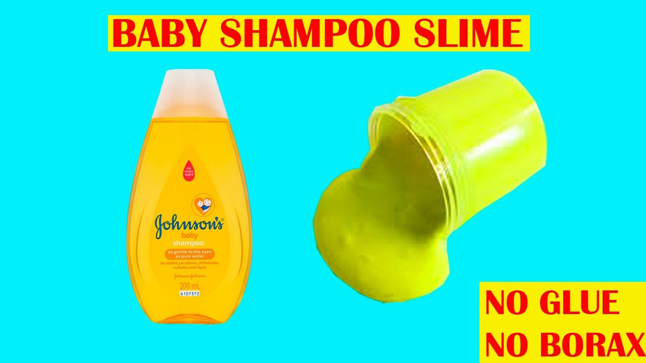 How to Make Slime with Johnson's Baby Shampoo without Glue/DIY Johnson