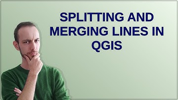 Gis: Splitting and merging lines in QGIS