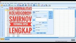 Uji Normalitas Data Kolmogorov-Smirnov  Part 1-Tutorial SPSS lengkap - Durasi: 9.33. 