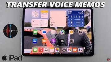 iPad: How To Transfer Voice Memos To Files App